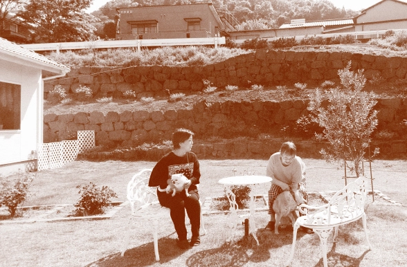 オープンカフェ写真